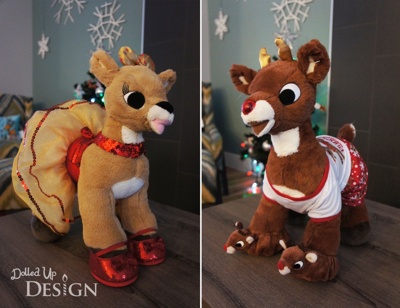 Build-A-Bear Clarince and Rudolph 2014