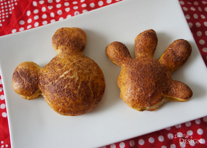 Disney Inspired Treats_Mickey Soft Pretzels with Sweet Cream Filling