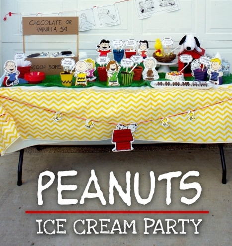 Peanuts Ice Cream Party